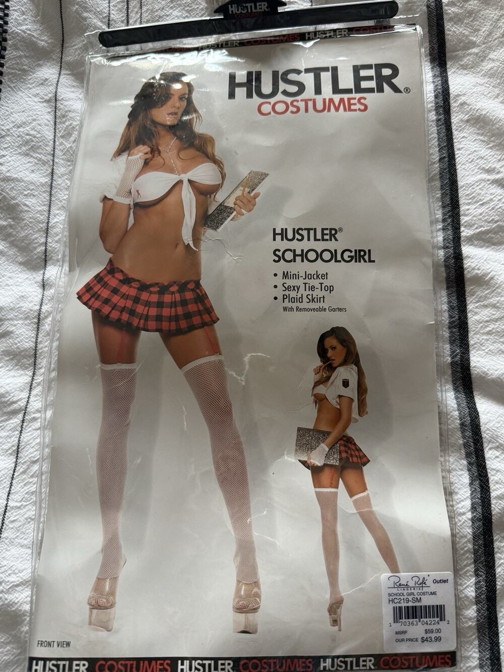Hustler Hollywood Vintage Y2K Schoolgirl Costume Small Medium